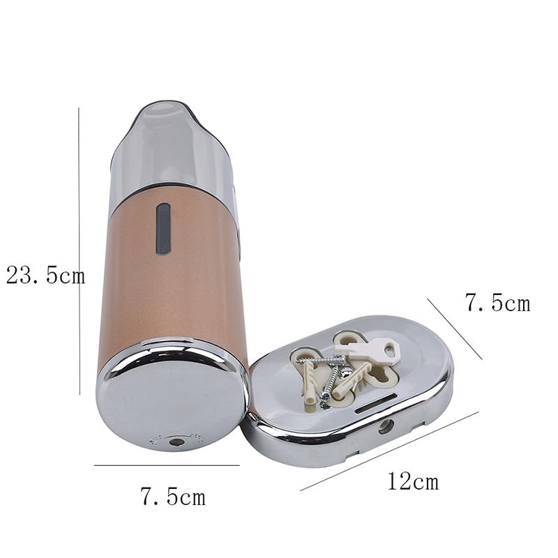 Hand Soap Dispenser Wall Mounted Shower Liquid Dispenser Bathroom Dispenser Toilet Soap Dispenser Pump Dispenser | Liquid Soap Dispensers (Gold)