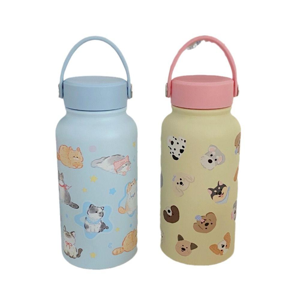 900ml Portable Insulation Cup Leak-proof Thermal Cup Travel Tumbler Insulated Water Bottle  Kid