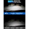 RCJ 9005 Bulbs, 16000LM Super Bright HB3 Fog Light, 6000K Cool White, Real 1:1 Size Plug and Play, Canbus Ready, lP67 Waterproof, Pack of 2