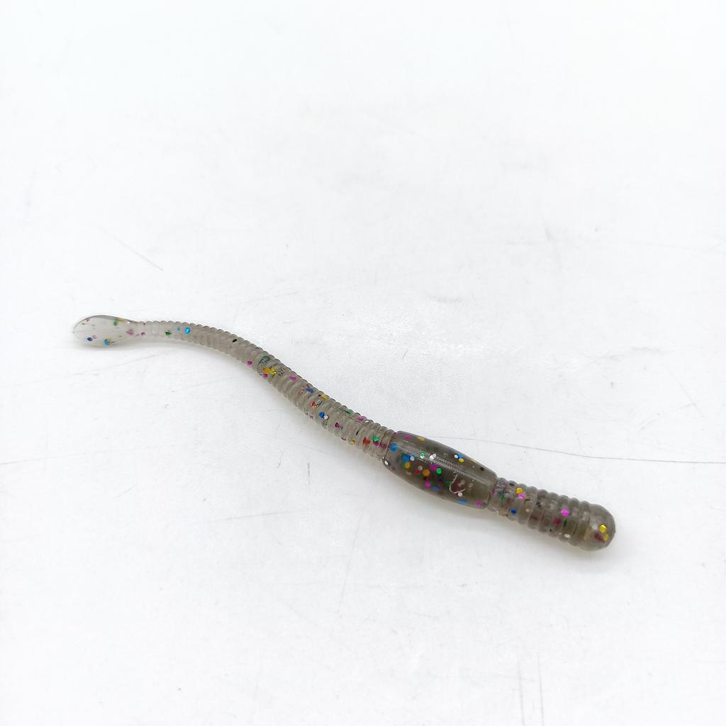 DUODUOYU 8PCS Simulation earthworm Fishing Lures 1.1g/70mm Noodle Worm PVC Artificial Lures Soft Bait Diving Fishing Tackle