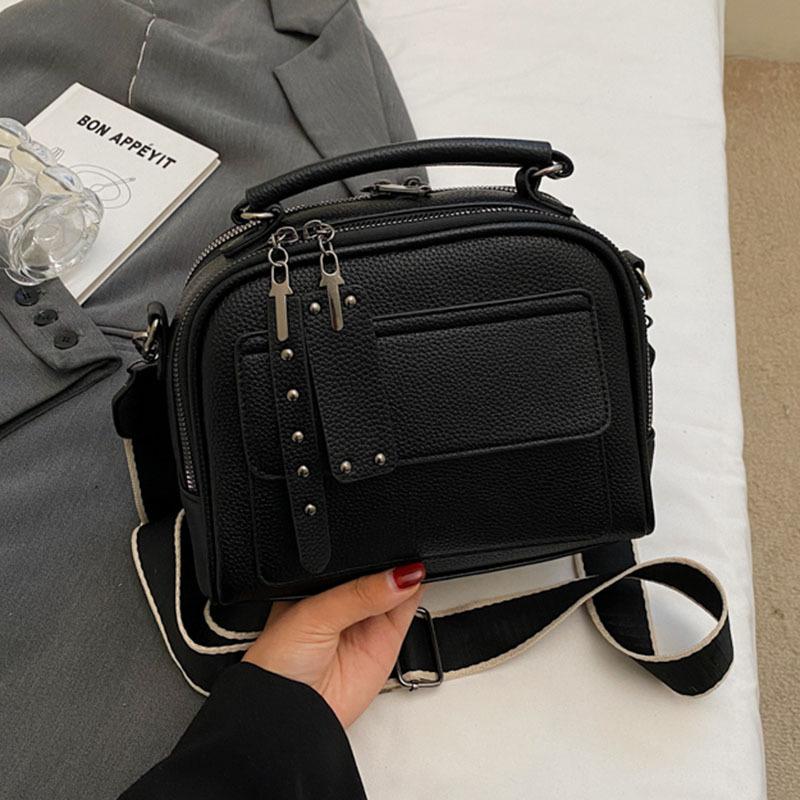 Retro handbag bag women's fashion versatile shoulder bag high-end trend messenger small square bag