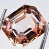 Morganit Glänzend Golden Natürlich 10-11 Karat Asscher Schliff Fabelhafter Zertifizierter Edelstein