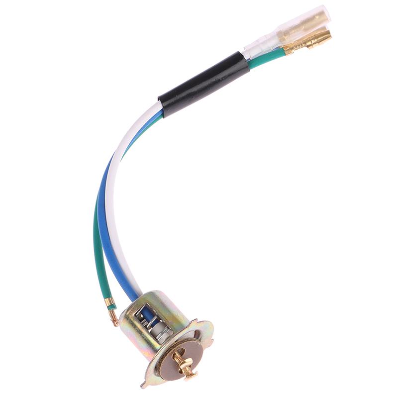 Headlight Bulb Lamp Holder Ignitor Wire Motorcycle Electric Vehicle Single Claw