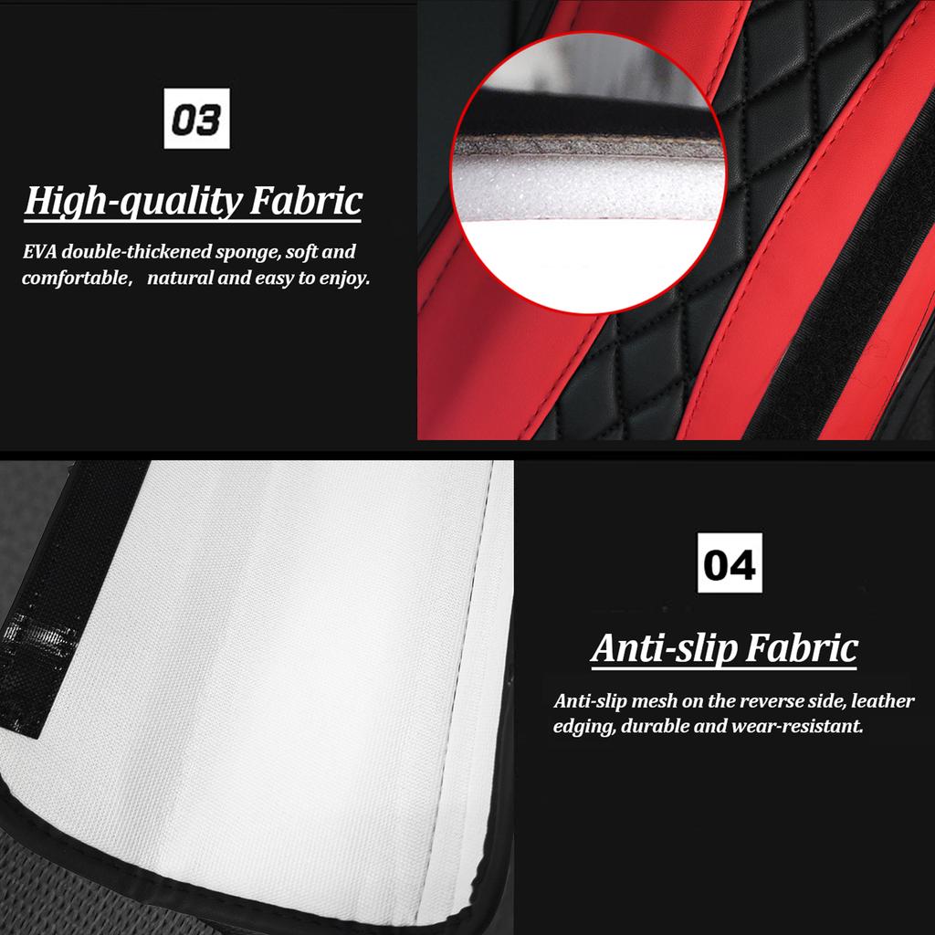 Universal PU Leather Car Seat Belt Cover Protector Two-tone Safety Belt Shoulder Pad Cushions Car Accessories
