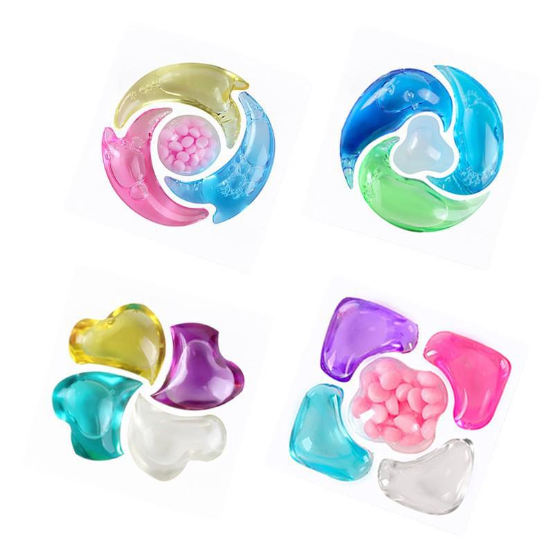 Quick & Convenient Multi-Chamber Laundry Gel Pods - Highly Concentrated for Home Use