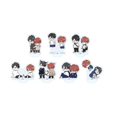 Masked Boys Don't Want To Fall In Love 01 [Official Illustration] Acrylic Petit Stands 7-Piece Box