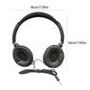 Headphones Wire Noise Isolating Over Ear, Corded Stereos Headsets for Adults Teens 3.5mm for Cellphones,PC