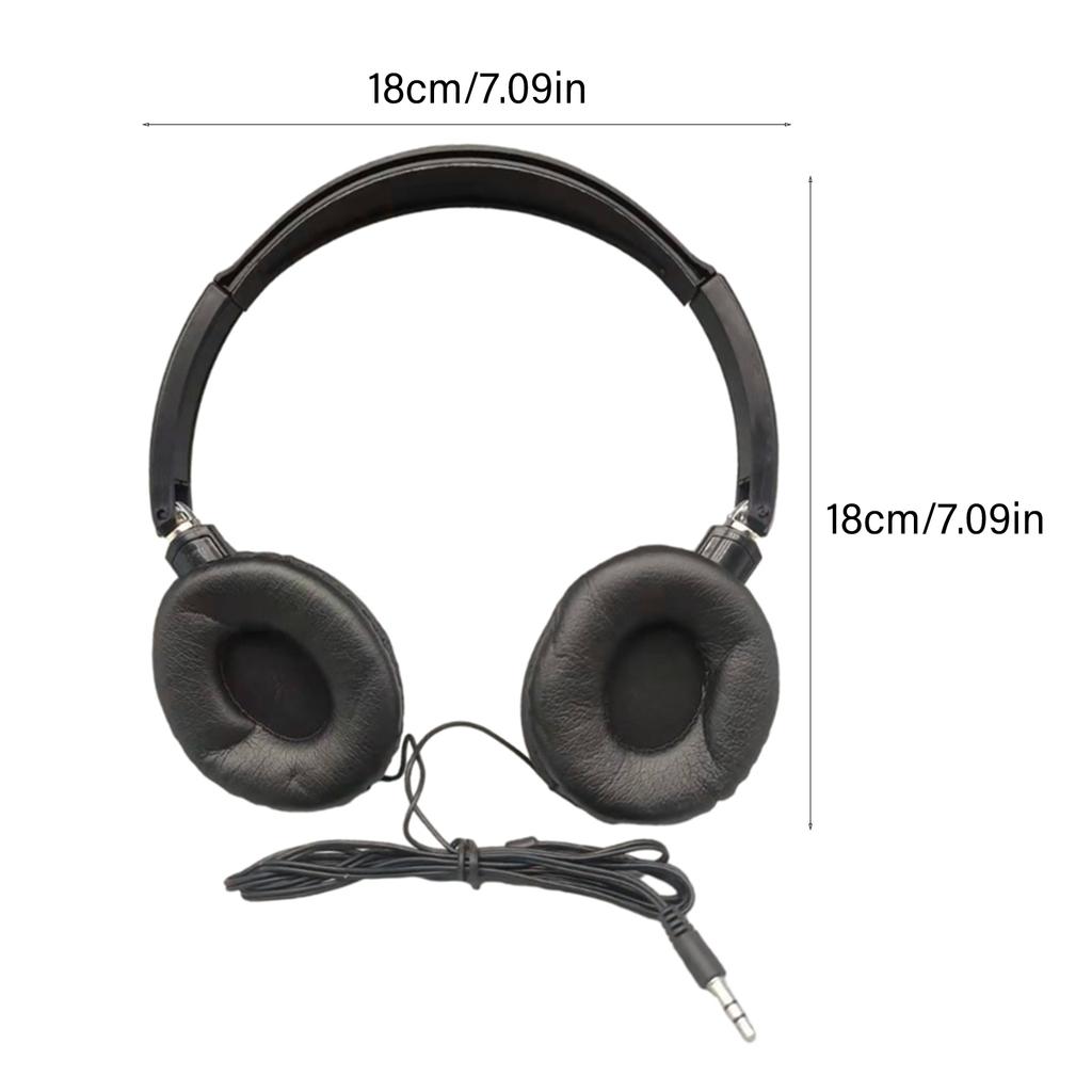 Headphones Wire Noise Isolating Over Ear, Corded Stereos Headsets for Adults Teens 3.5mm for Cellphones,PC