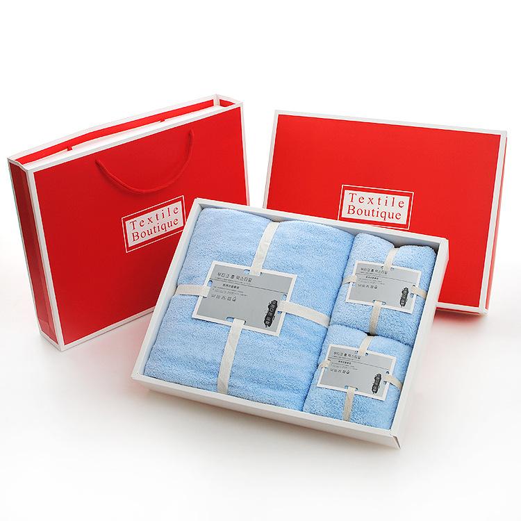 Towel and Bath Towel Gift Set for Opening, Store Celebration, Event Gifts, Wedding Customers, High End Cotton Towels