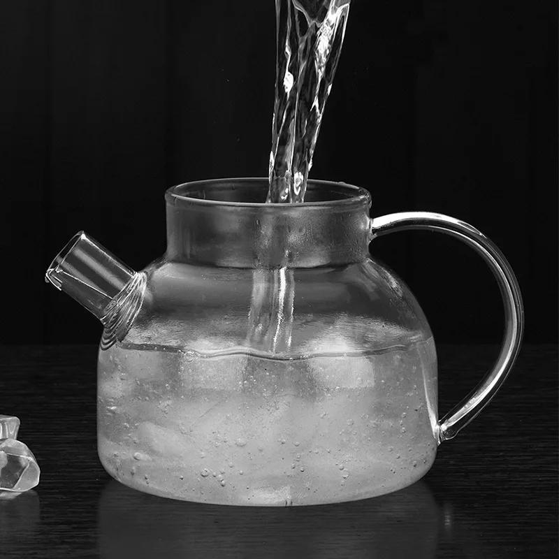 High Quality Heat Resistant Glass Teapot Chinese Kung Fu Tea Set Puer Tea Kettle Coffee Pot Tea Cup Healthy Tea Set Hand Gifts