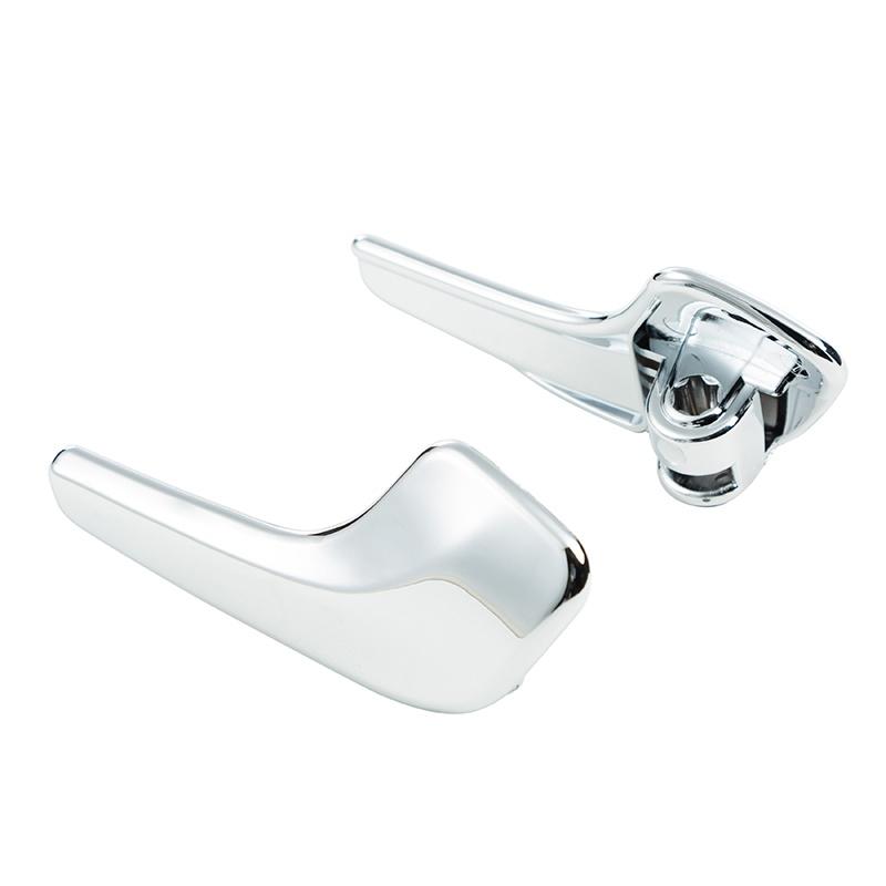For Opel Corsa D 2006-2014 Dørhåndtak Innvendig Foran Venstre & Høyre Krom Biltilbehør Plastdeler