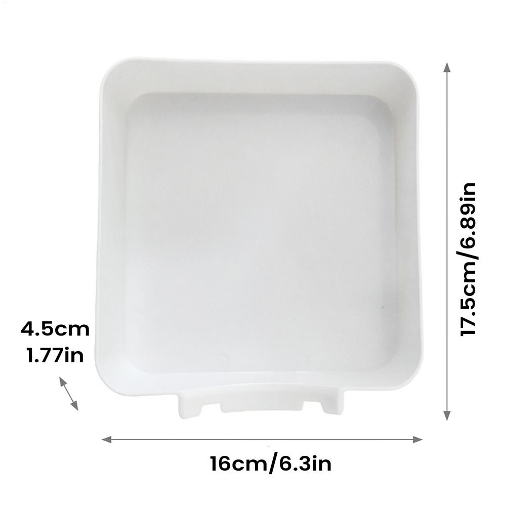 Front Load Washer Drip Pan, Universal Washing Machine Water Catch Tray, Leak-Proof Floor Drain Pan for Laundry Room Basement
