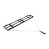 Drag Harrow, 243x50 Cm, Tow-Behind Driveway Grader with Adjustable Width & 50lbs Load Capacity, Heavy Duty Lawn Leveling Rake, Galvanized Steel Gravel