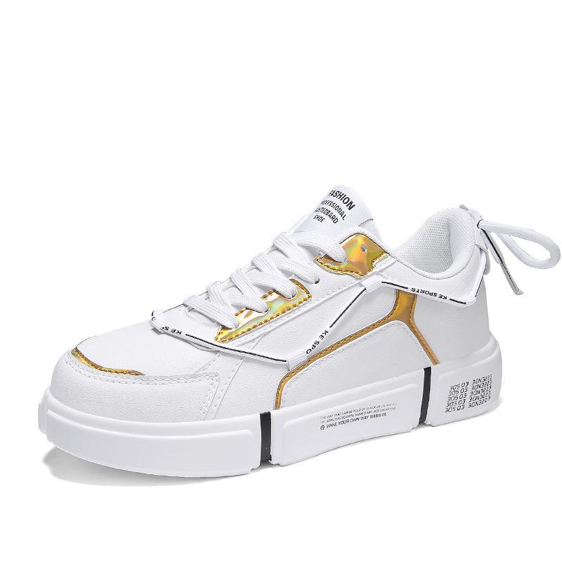 

Мода 2024 года, осень, новая корейская версия тренда, удобная дышащая спортивная повседневная обувь, универсальные спортивные кроссовки для студентов21 39 золотой