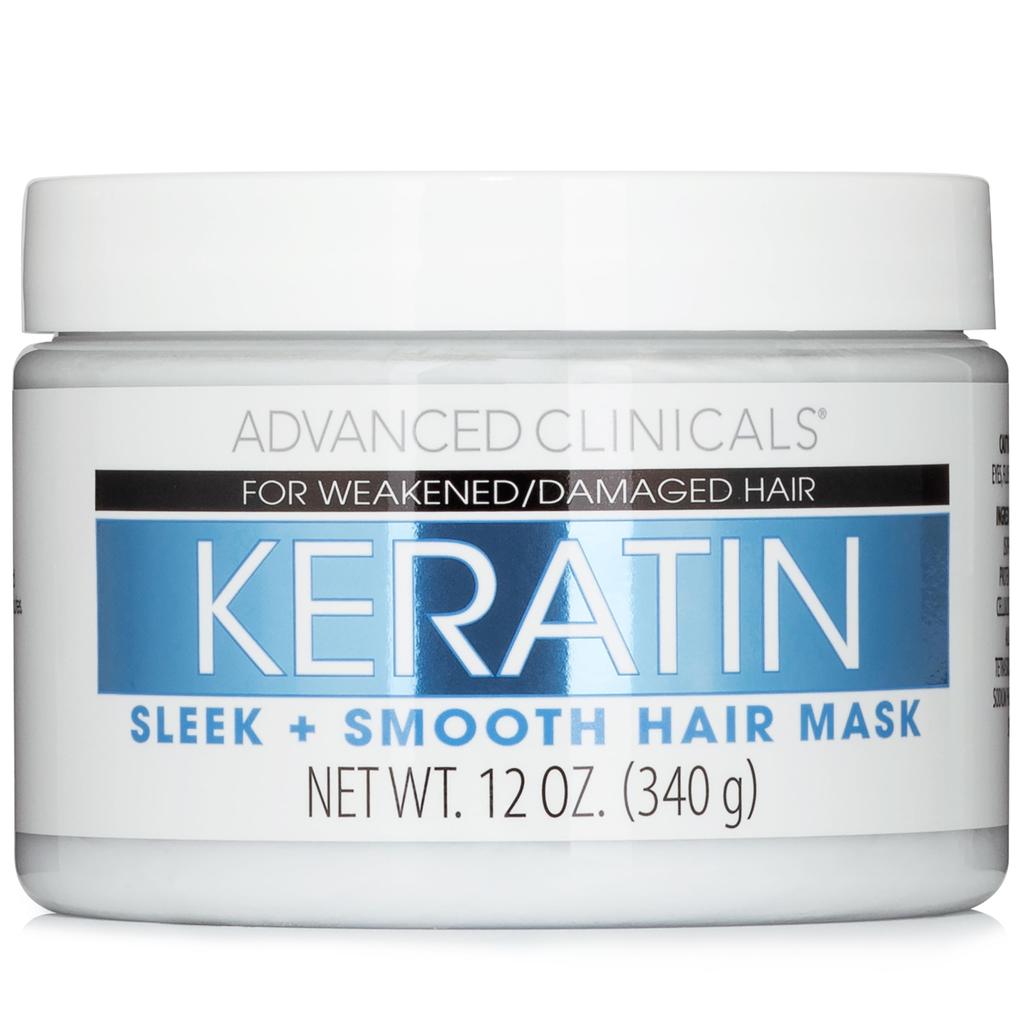 Advanced Clinicals Keratin Hair Large 340g [Official Japan] Mask, Non-Greasy, Capacity,