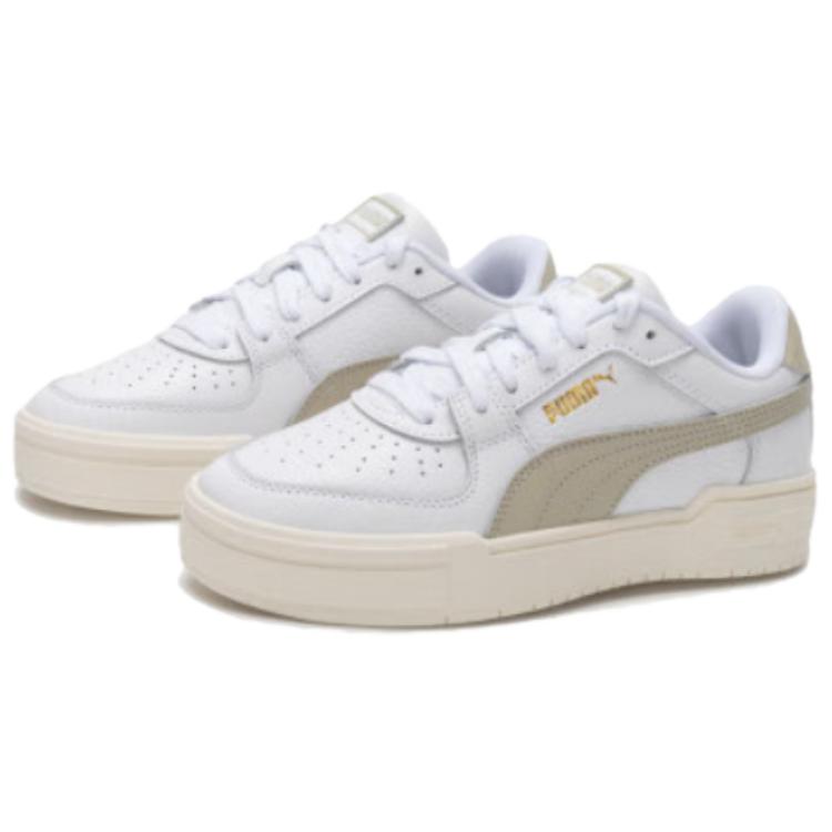 Puma Ca Pro Classic Comfortable Fashion Durable Low-Top Sneakers Unisex Sneakers White Brown 380190-56