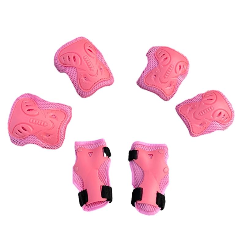 Kids Outdoor Sports Protective Gear Set Knee Pads Elbow Pads Wrist Guards