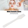 50pcs Cosmetic Spoon Massaging Reusable Cosmetic Spoon Spatula White for Cream Nail Glue White