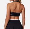 Damen Sport-Rock-Set mit Brustpolstern, schnelltrocknend, für Golf, Tennis und Yoga