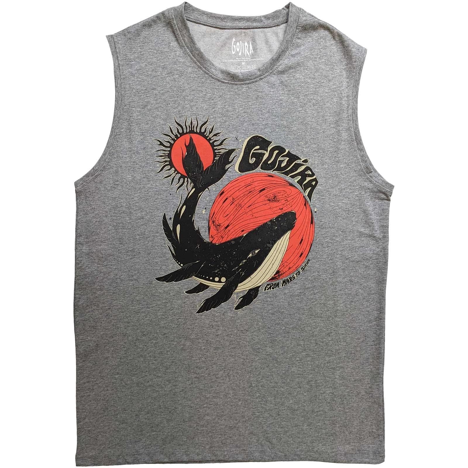 Gojira Whale Vest Official Tee T-Shirt Mens Unisex S