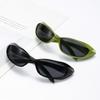 New Arrival Popular Women's Sunglasses Punk Sunglasses Unique Oval Sun Glasses Men Goggle Shades Mirror Colorful Y2K Eyewear