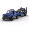 Compatible Building Blocks MOC-40332: Ford F-150 Raptor and Ford Fiesta WRC Trailer, 8‑piece Brick Set.