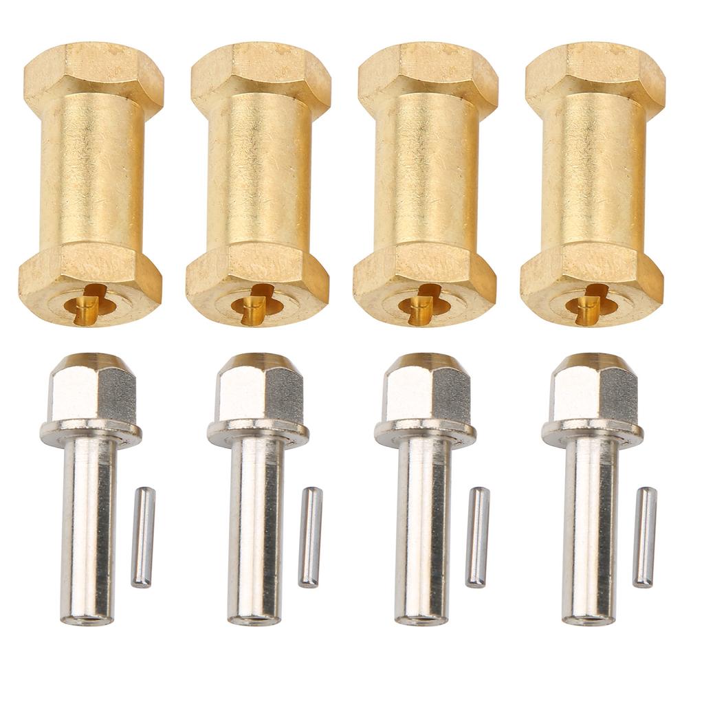 4Pcs RC Brass Connector Accessory for 1Celsius10 Remote Control Car Easy Installation Golden