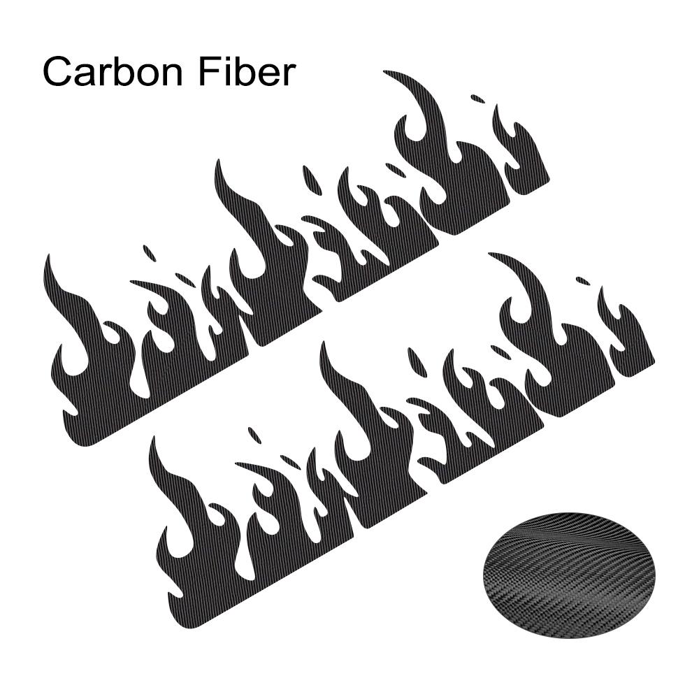 Burning Stereoscopic Flame Car Stickers Car Vinyl Decal Waterproof Vehicles Motorcycle Stickers Car Accessories Decoration