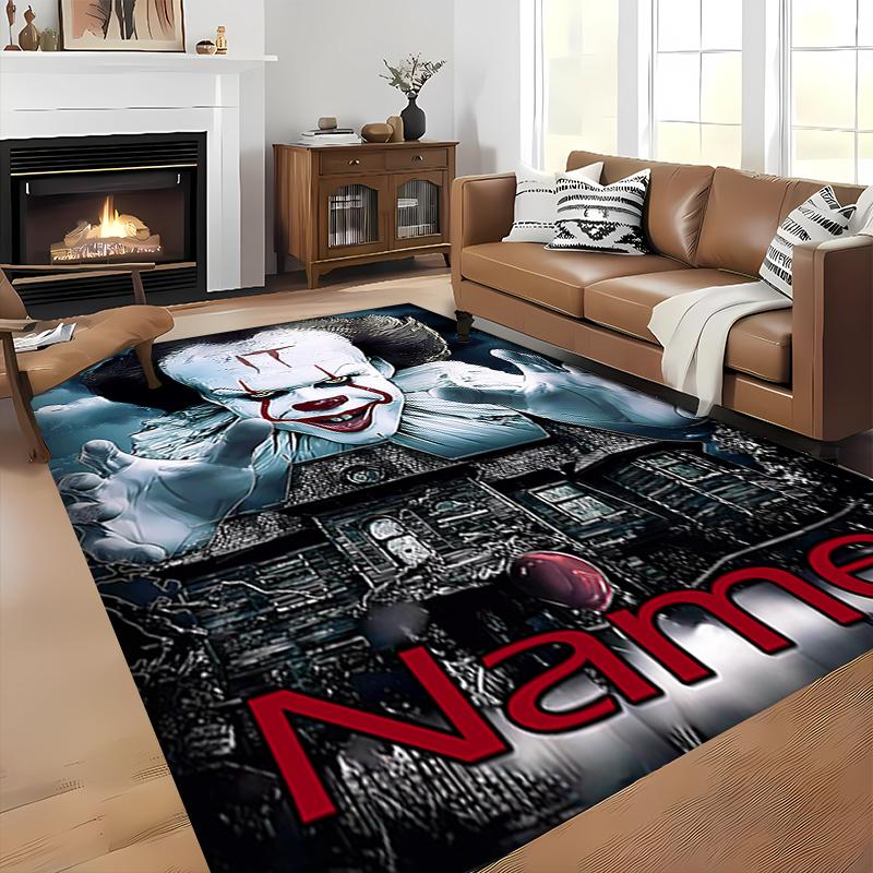 Custom personalization Pennywise the Dancing Clown Area Rug - Perfect For Kitchen, Bathroom,Laundry Room Decor Large Size Available,Gift All Seasons