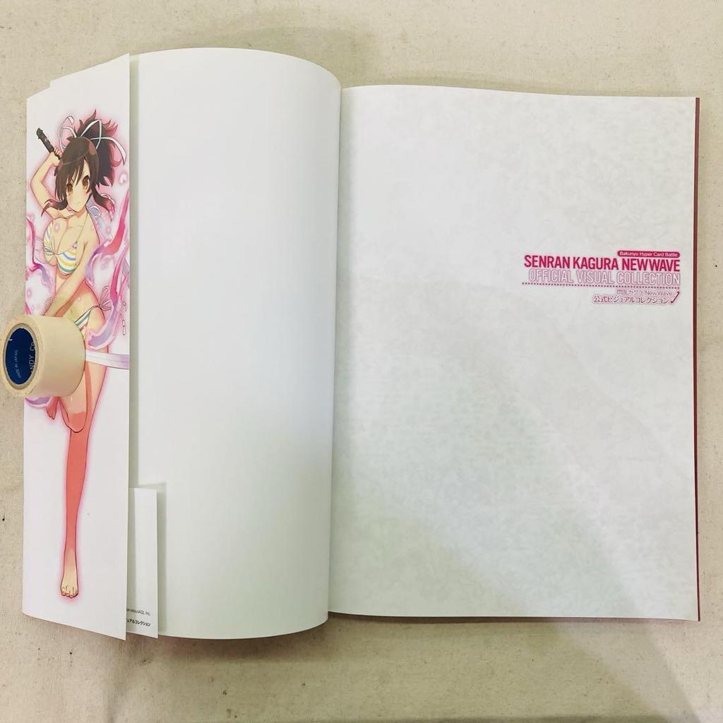 [USED] First Edition of Senran Kagura NewWave Official Visual Collection: Artbook, Setting Materials Collection