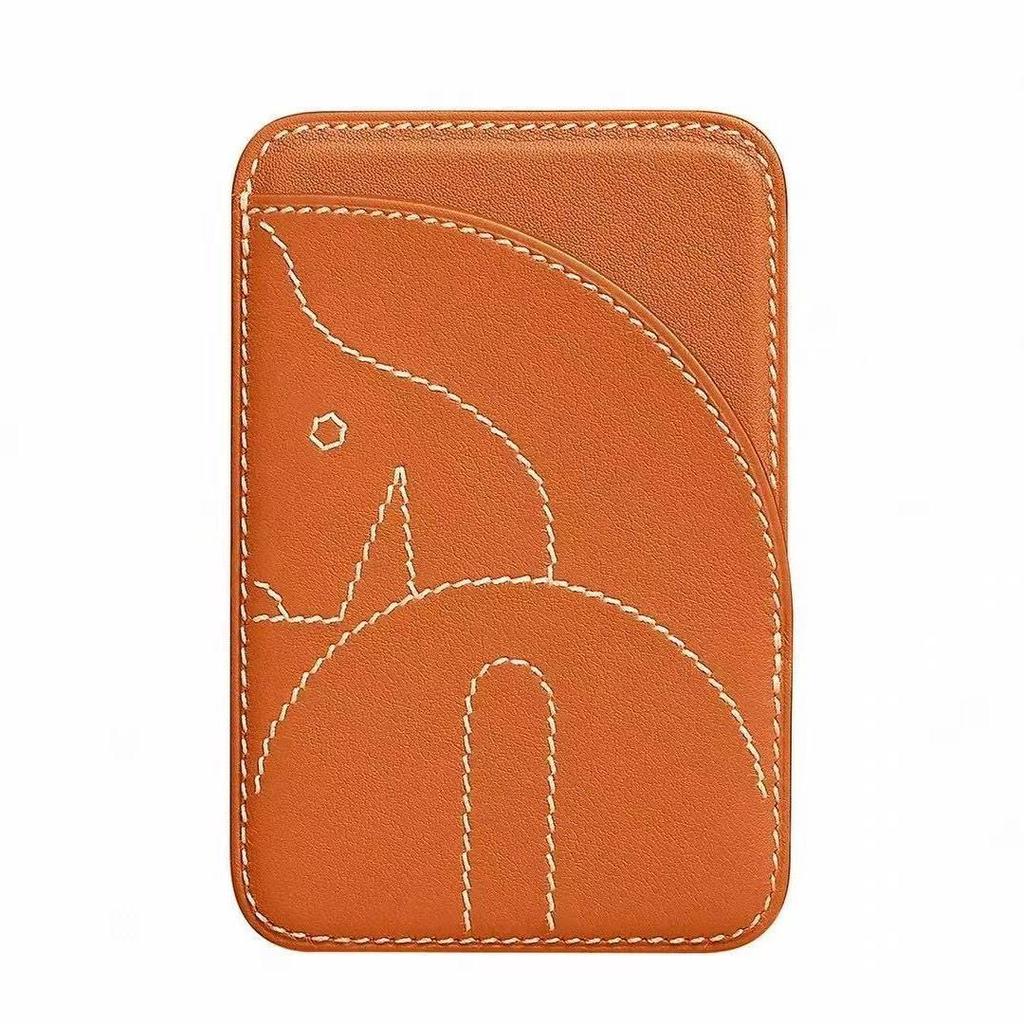 Compatible with Apple 17/16/15 Magnetic Phone Card Holder - Invisible Magnetic Back Sticker