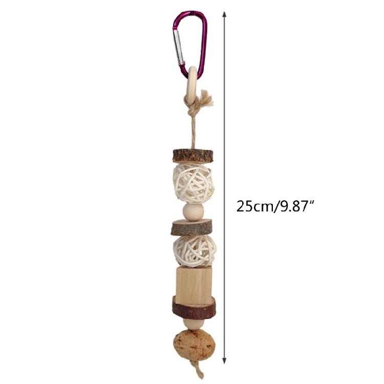 Small Animal Hamster Toy Handwoven Rattan Toy Cluster Pet Grinding Teeth Toy