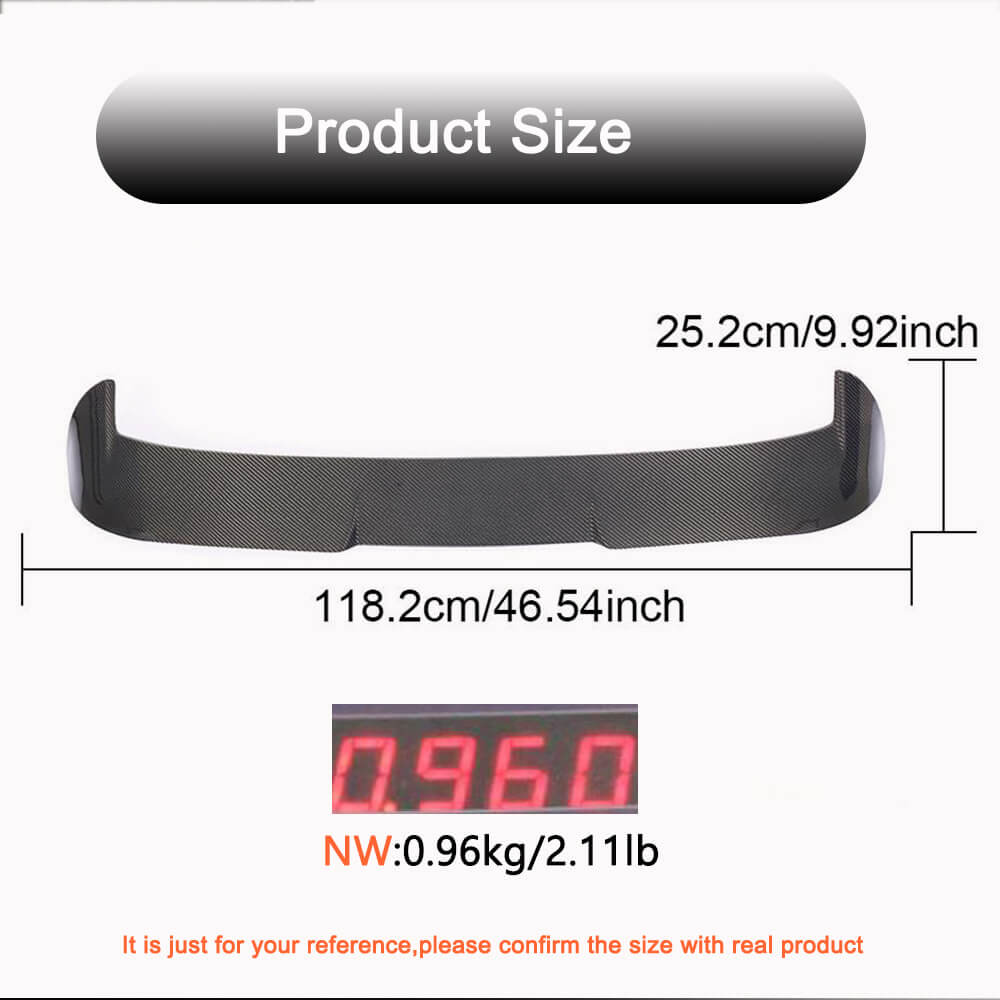 Спойлер (для 2016-2019, Карбон) для Volkswagen Tiguan