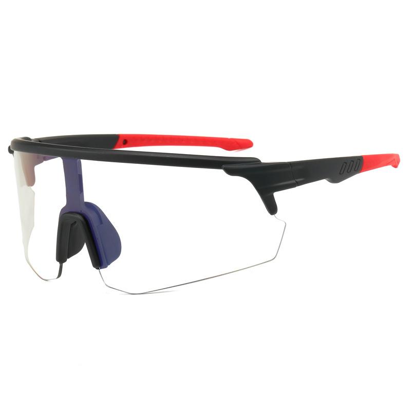 Lunettes de Cyclisme Vélo Lunettes de Protection Coupe-Vent Hommes Femmes Moto Lunettes de Soleil Changement de Couleur Protection UV 1058-1