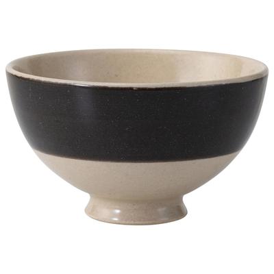 Hasami Ware Bowl, Tsubomi Design, Approx. 320ml Capacity, Luna Black, 25235
