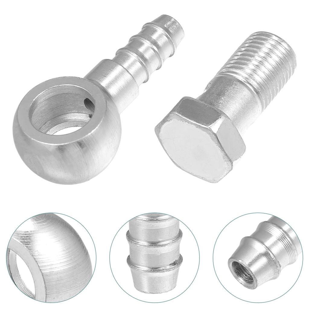 ACROPIX 14mm ID 10mm OD M14x1.5 Banjo Bolt Hose Barb Fitting Universal Banjo Fitting