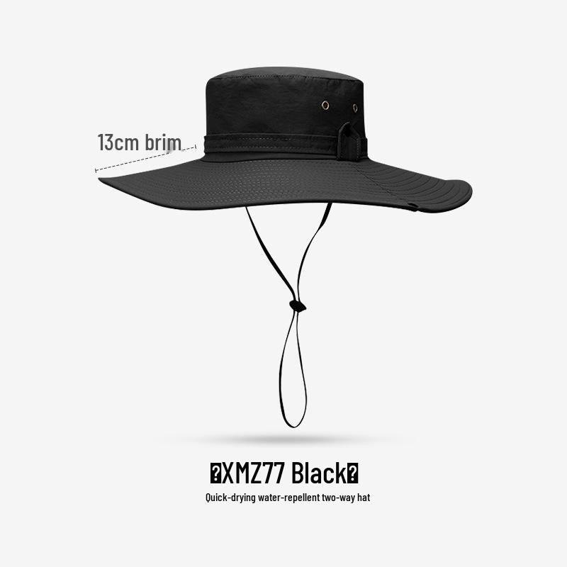Cappello da Pesca da Uomo ad Asciugatura Rapida con Protezione UV per Esterno
