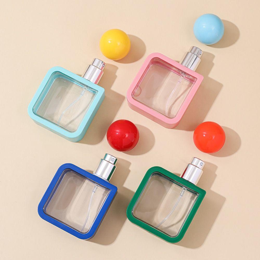 

Reusable Perfume Bottle Portable Liquid Sprayer Threaded Cap Transparent Spray Bottle Journey