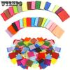 12set Colors Confetti Precut Craft Paper, Colorful Tissue Paper for Art Crafts, DIY Scrapbooking, Wedding Birthday Party