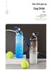 Fashionable Large-Capacity Water Bottle with Lanyard – Gradient Frosted Design for Men, Women, and Students 1L Outdoor Sports Bottle