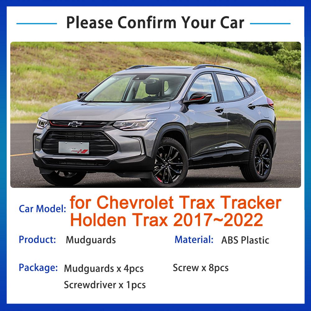 4x MudGuards for Chevrolet Trax Tracker Holden Trax 2017~2022 Accessories 2018    Car Mudflaps Splash Guards