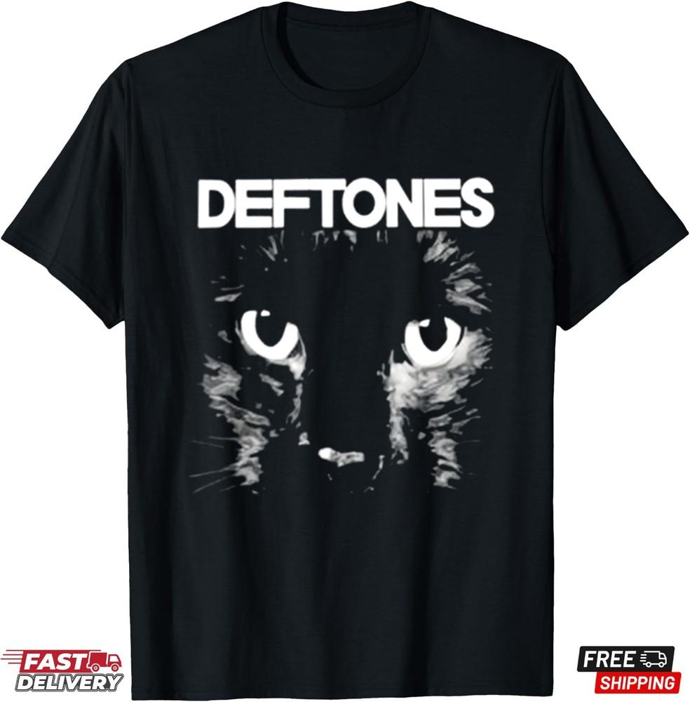 

Deftones Band Cat T-Shirt Family Fan Metal Shirt Gift for Fans Unisex T-Shirt XXXXL