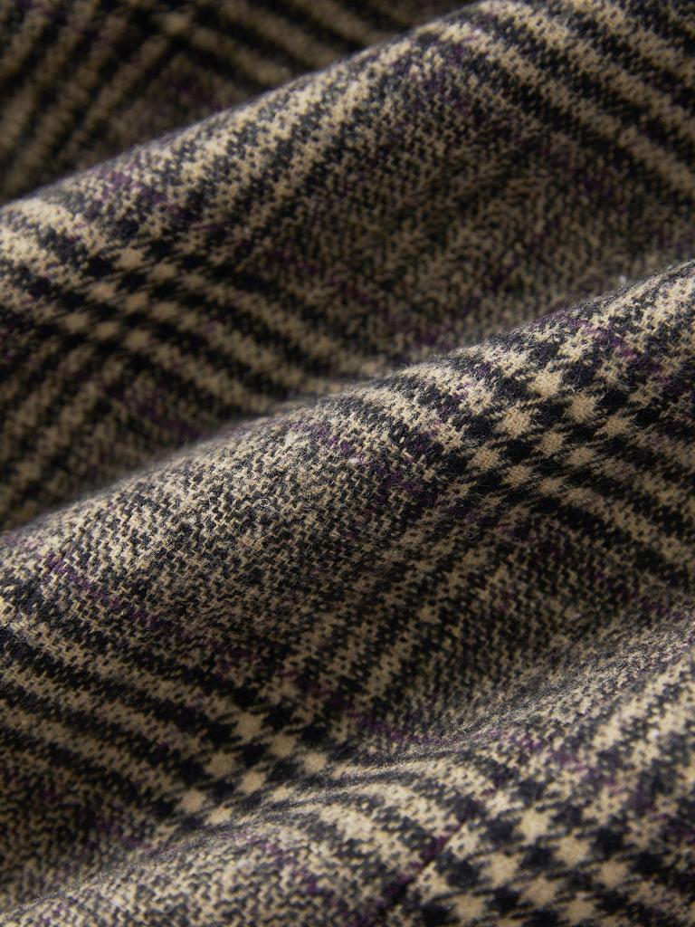 Women's Autumn Retro Plaid Brushed Suit Jacket