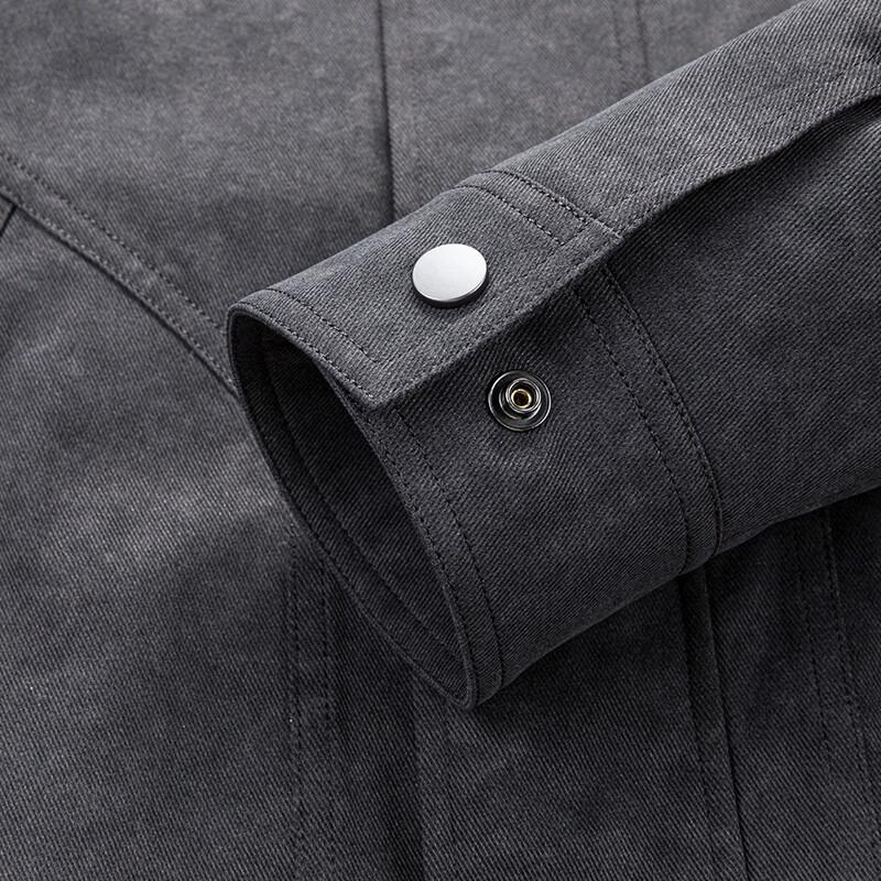 ROMON Men's Trendy Casual Lapel Jacket