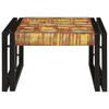 Bathroom Shelf for Multicolor 60 X 50 X 23 Cm Solid Reclaimed Wood