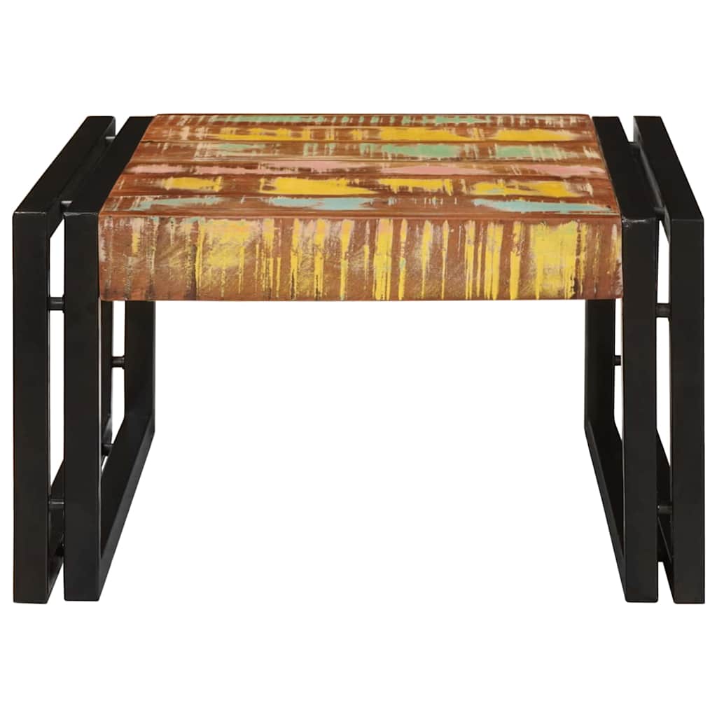 Bathroom Shelf for Multicolor 60 X 50 X 23 Cm Solid Reclaimed Wood