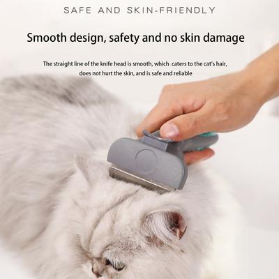 Pet Dog Cat Comb,Self Cleaning Brush For Dogs,Quality Hair Removal Comb,Pet Supplies,Grooming Tools For Dogs