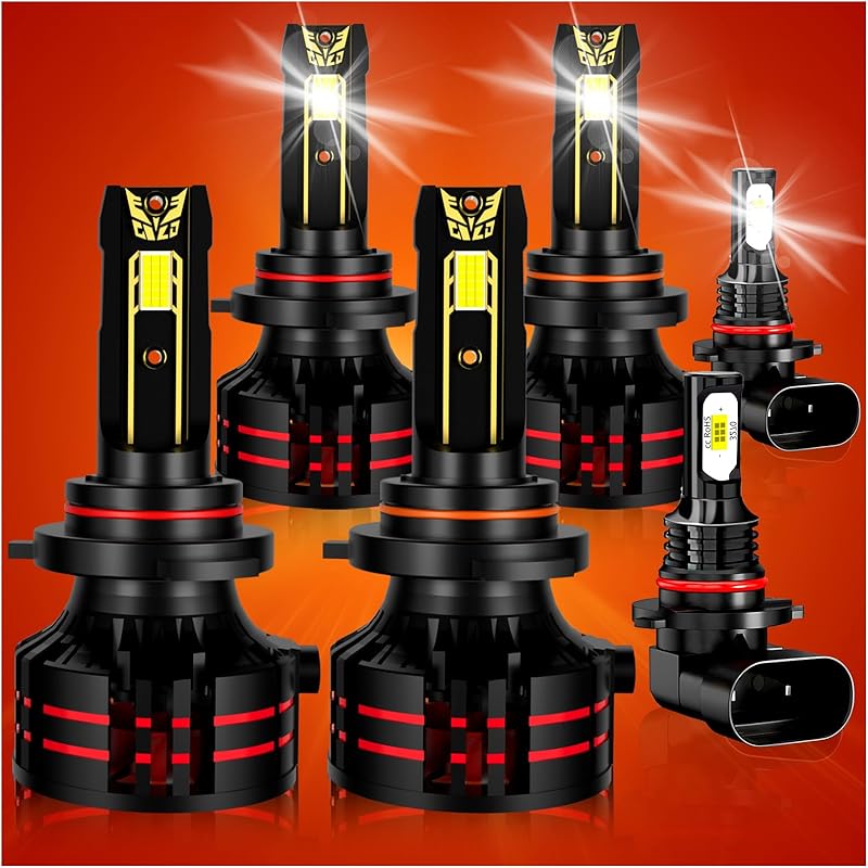 Compatible For Ford F250 High Low Beam Fog Lights F350 Super Duty F450 F550 2005 2006 2007 2008 2009 2010 2011 2012 2013 2014 2015 2016 2017 2018