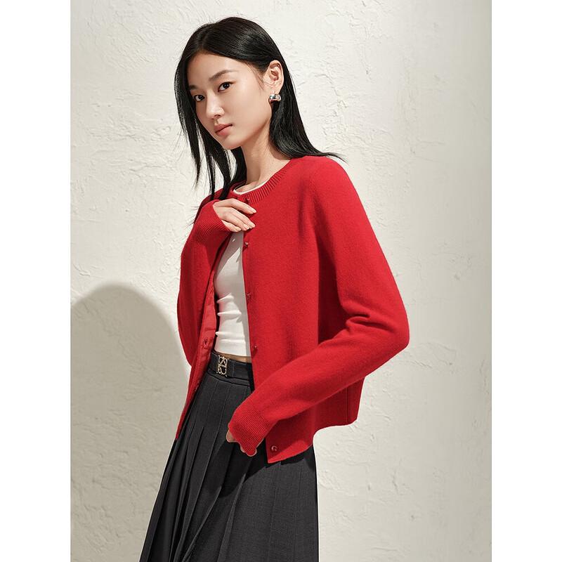 AnnaCo Elegante Damen-Strickjacke aus Wolle