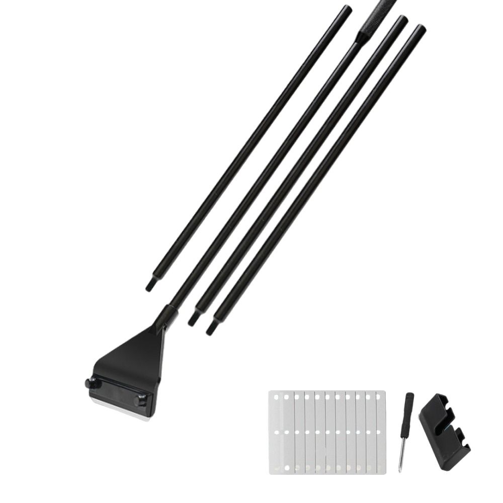 Stainless Steel Fish Tank Cleaner Set Dual-use Aquatic Plants Cleaning Tool Fish Tank Accessories